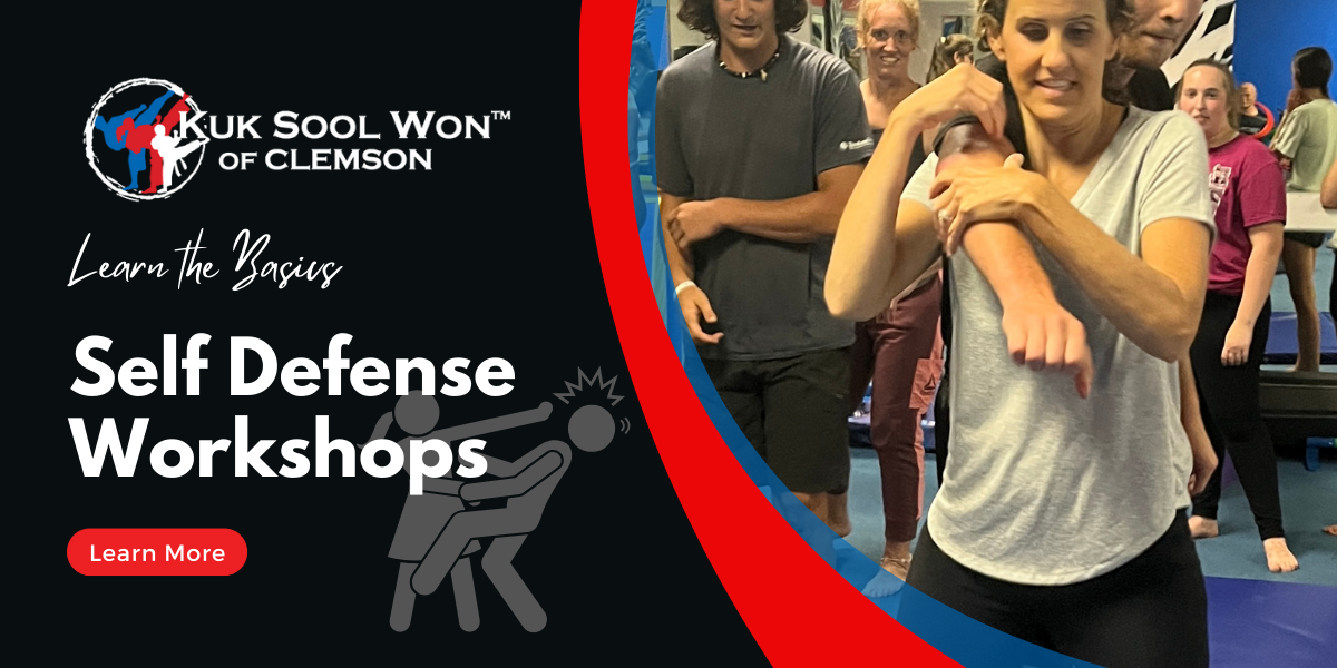Self defense workshops provide basic techniques to help you defend yourself in an unwelcome situation.  Available to the general public and as custom offerings for businesses and organizations.